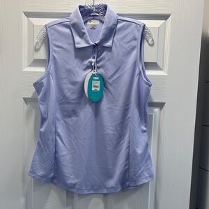 Greg Norman Collection Purple Polo Tank Top